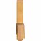Ekena Millwork Bellingham Rough Sawn Timber Gable Bracket, Western Red Cedar, 72"W x 24"H x 4"D x 6"F, 8/12 Pitch GBW072X24X0406BEL00RWR - alternate 4